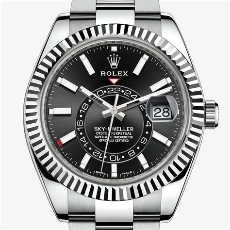 rolex sky dweller grey